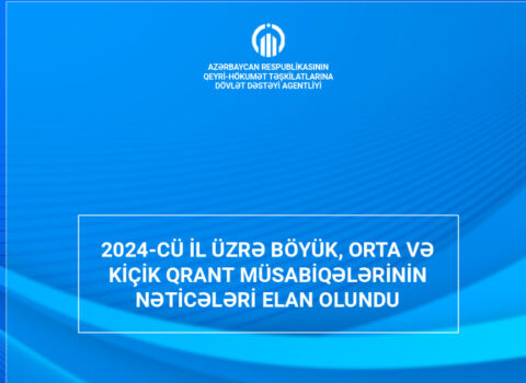 QHT-lərə Dövlət Dəstəyi Agentliyi qrant müsabiqələrinin nəticələrini açıqladı