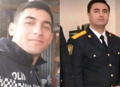 Vəfat edən polislər dəfn edildi – FOTOLAR