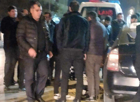 Taksi sürücüsü sükan arxasında öldü – FOTO