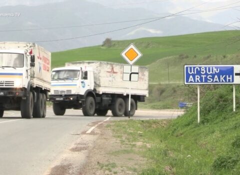 Rus sülhməramlılarının kolonu Gorusa doğru HƏRƏKƏT ETDİ