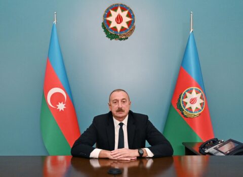 Prezident İlham Əliyev Qəbələ rayonunda səfərdə olub