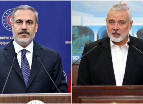 Hakan Fidan İsmayıl Haniyəyə zəng etdi