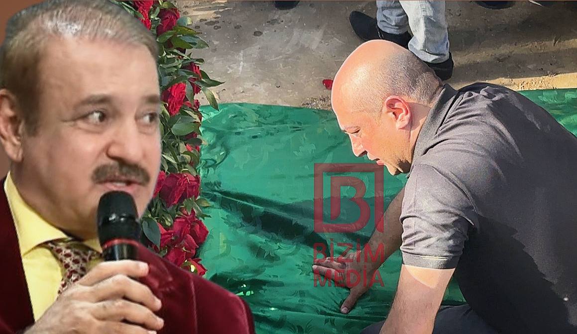 Oğlu Cavanşir Məmmədovun məzarı önündə göz yaşı tökdü – VİDEO