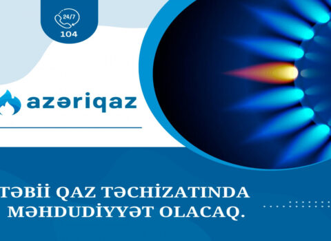 Sabah Bakının üç rayonunun qaz təchizatında fasilə yaranacaq