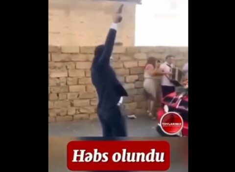 Toyunda havaya ATƏŞ AÇDI – Həbs olundu – VİDEO