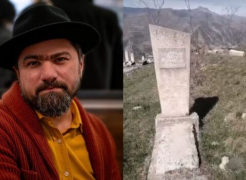 Babasının Laçındakı məzarını tapdı – VİDEO