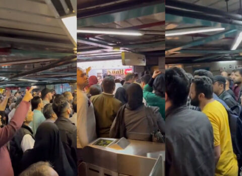İranda repressiv qüvvələr metroda geri çəkildilər – VİDEO