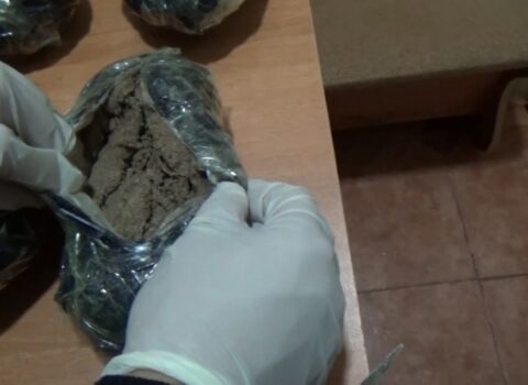 Samuxda narkokuryerlik edən şəxs saxlanıldı