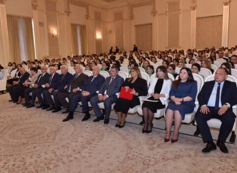 Sumqayıtda Azərbaycan səhiyyəsinin inkişafına həsr olunan tədbir keçirildi – FOTOLAR