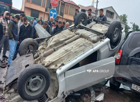 Zaqatalada yol qəzası olub, ölən var – FOTO