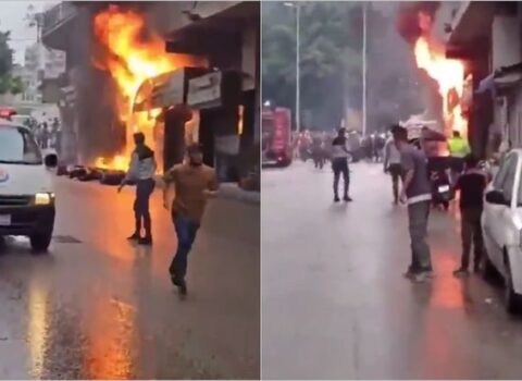 Beyrutda SEPAH üzvlərinin olduğu restoran partladılıb – VİD