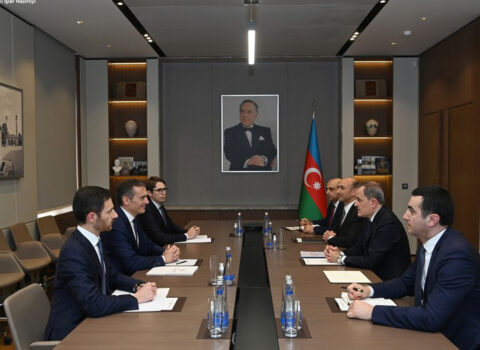 Ceyhun Bayramov İtaliyanın yeni səfiri ilə görüşdü