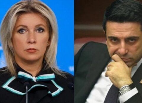 Zaxarova Alen Simonyana CAVAB VERDİ