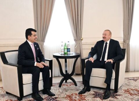İlham Əliyev Şuşada ICESCO-nun baş direktorunu qəbul etdi