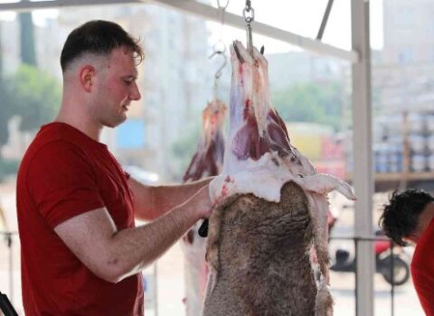 Qurban kəsərkən infarkt keçirib əlindəki bıçağın üzərinə düşdü