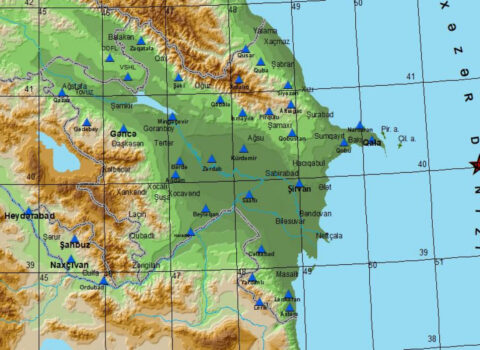 Xəzərdə zəlzələ baş verdi