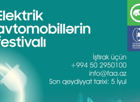 Azərbaycanda ilk dəfə Elektrik Avtomobillərin Festivalı keçiriləcək