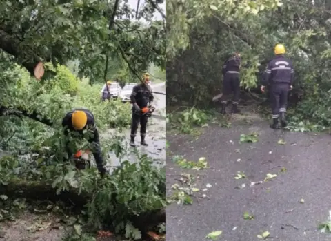 Qəbələdə magistral yolda problem yarandı: Nazirlik hərəkətə keçdi