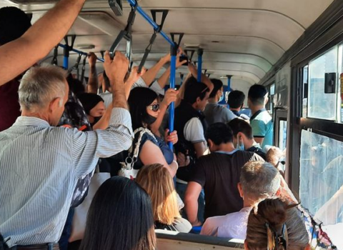 Bakıda avtobusda “DAVA” – VİDEO