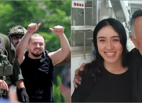 İsrail girovları HƏMAS-ın əsirliyindən azad edildilər