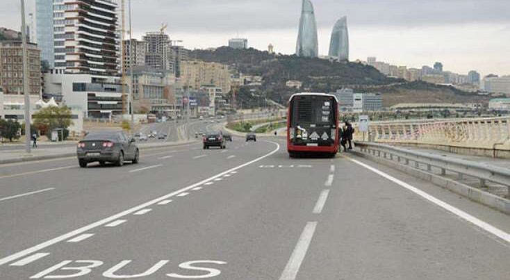 160 km yeni avtobus zolaqları yaradılacaq 160 km yeni avtobus zolaqları yaradılacaq