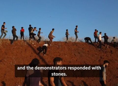 BBC görüntüləri yayımladı: Afrində türk əsgərlərinə belə hücum etdilər – VİDEO