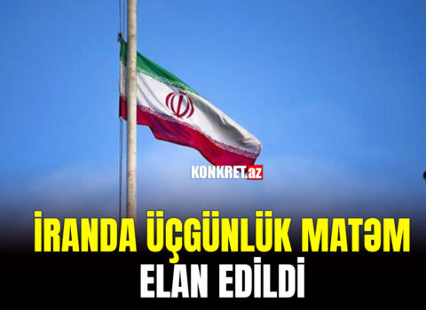 İranda üçgünlük matəm elan edildi