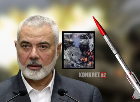 İsmayıl Haniyə xarici dövlətin ərazisindən atılan raketlə öldürülüb