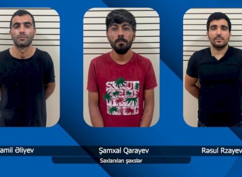 Ödəmə terminalını oğurlayan üçlük yaxalandı