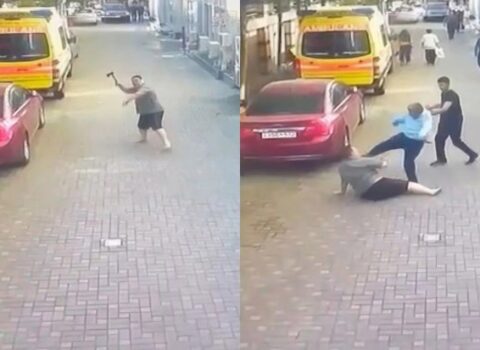 Mühafizəçiyə balta atan xalq artisti istintaqa çağırıldı – Üzləşdilər