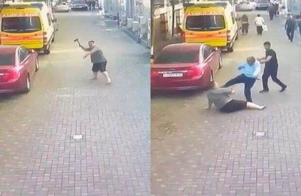 Mühafizəçiyə balta atan xalq artisti istintaqa çağırıldı – Üzləşdilər Mühafizəçiyə balta atan xalq artisti istintaqa çağırıldı – Üzləşdilər