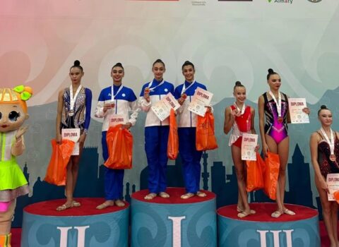 Azərbaycan gimnastları Qazaxıstanda üç medal qazandılar