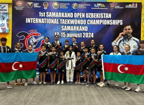 Azərbaycan taekvondoçuları Özbəkistanda 12 medal qazandılar