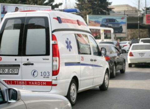 Sumqayıtda binada partlayış oldu