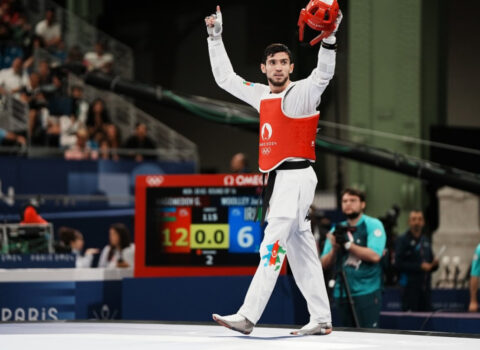 Taekvondoçumuz gümüş medal qazandı