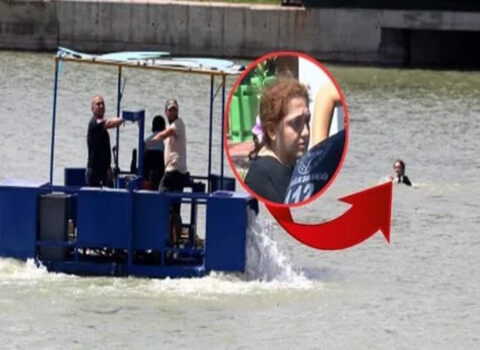 Əri ilə mübahisə edən qadın özünü çaya atdı – FOTOLAR
