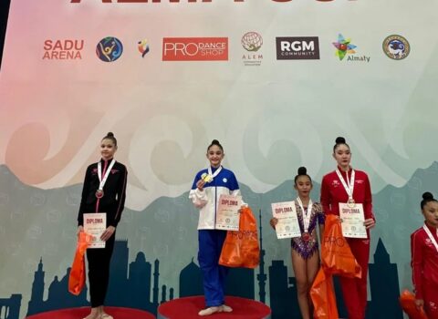 Azərbaycan gimnastları Qazaxıstanda üç qızıl medal qazandılar