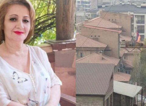 “Paşinyan ağacın altında oturan dovşan şəkli çəkir” – Asmik Babacanyan