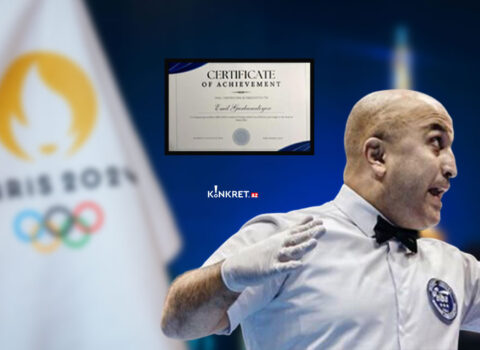 Azərbaycanlı referi Paris-2024-də ən reytinqli hakim seçildi