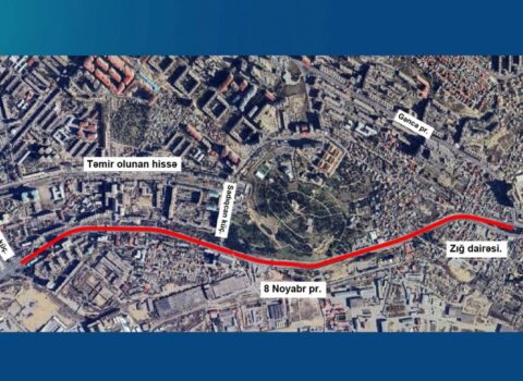 Bakının 8 Noyabr prospektinin bir hissəsində hərəkət tam məhdudlaşdırılacaq