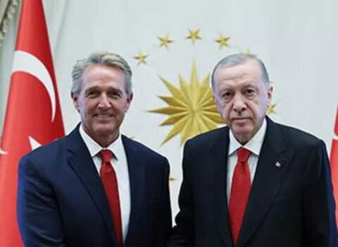 Ərdoğan diplomatik fəaliyyətini başa vuran ABŞ səfiri ilə görüşdü