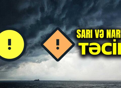 Küləkli hava ilə bağlı sarı və narıncı xəbərdarlıq