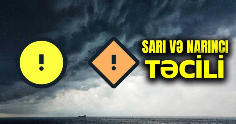 Küləkli hava ilə bağlı sarı və narıncı xəbərdarlıq Küləkli hava ilə bağlı sarı və narıncı xəbərdarlıq