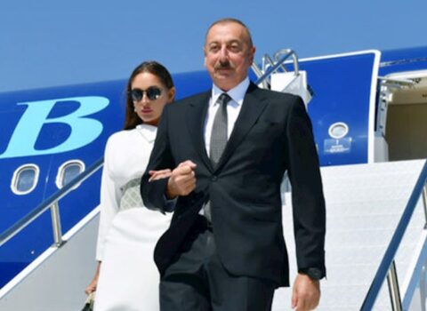 İlham Əliyev Özbəkistana dövlət səfərinə gəlib