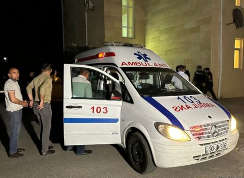 Neftçalada yol qəzası oldu, 4 nəfər xəsarət aldı