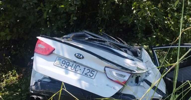 Ağdaşda yol qəzası oldu, ölən var Ağdaşda yol qəzası oldu, ölən var