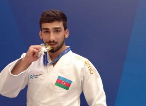 Avropa çempionatı: Azərbaycanın daha bir cüdoçusu qızıl medal qazandı