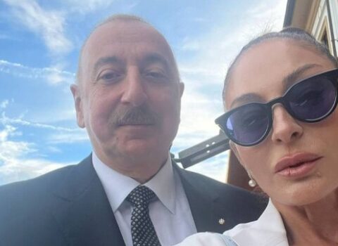 Mehriban Əliyeva İtaliyadan paylaşım etdi