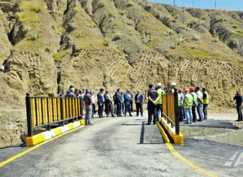 Qubanın Adur kəndində yeni körpü istifadəyə verildi