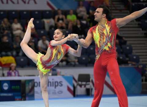 Azərbaycan gimnastları gümüş medal qazanıb